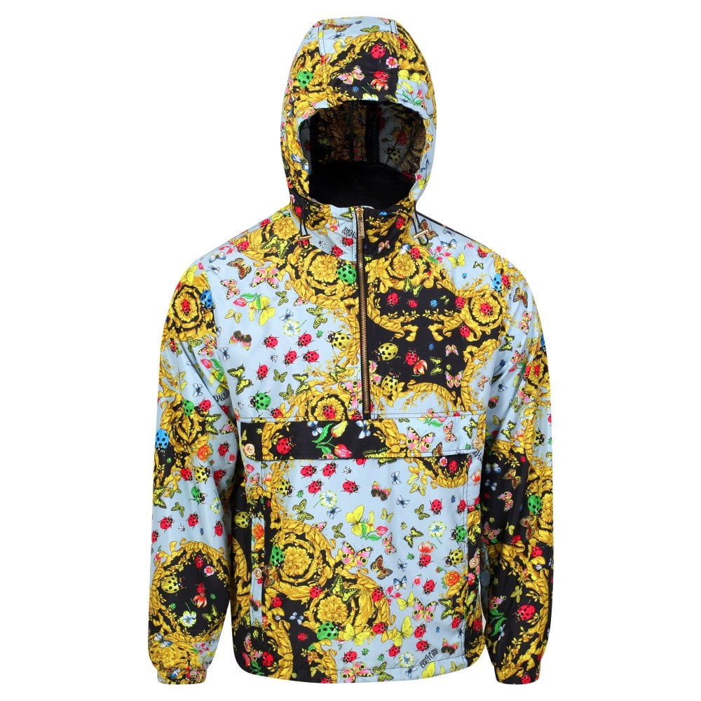 Versace Jeans Couture Mens Mint Coccinelle Print Lightweight Jacket VJC9710