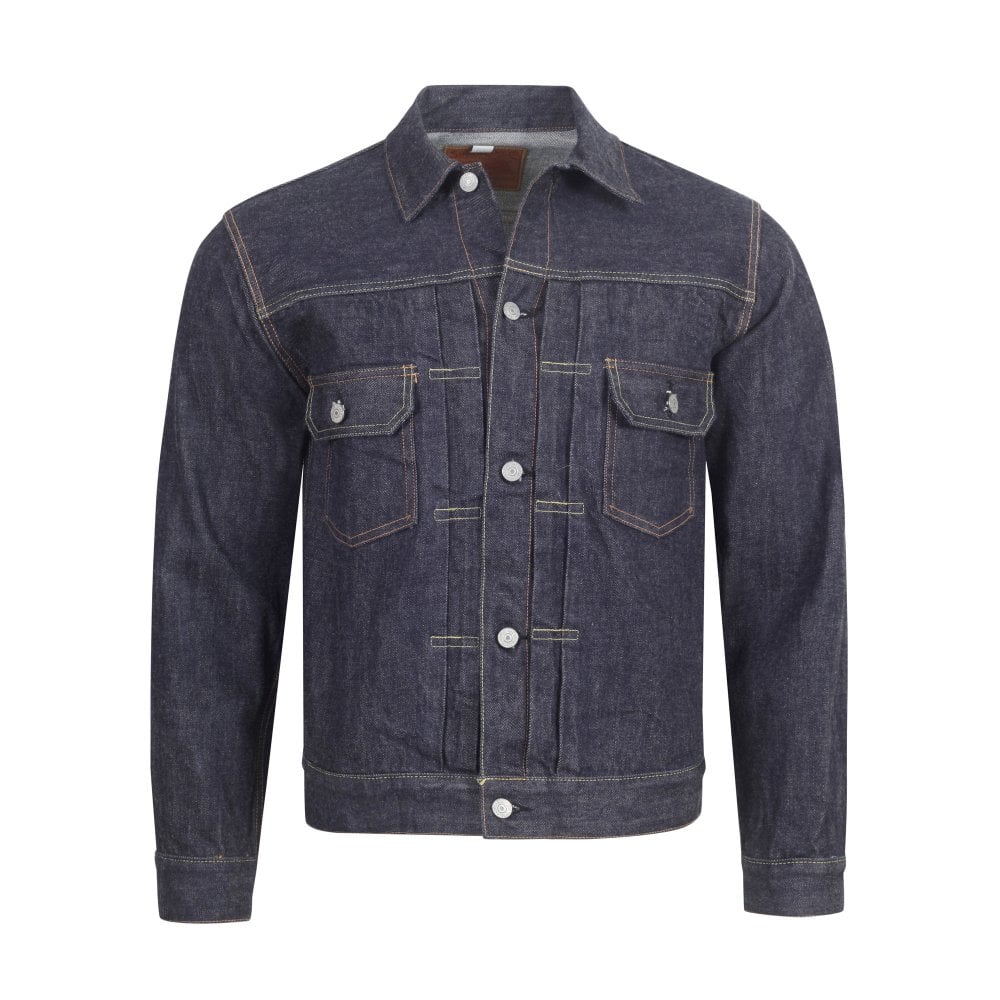 Sugar Cane SC11953A Mens Rinsed Wash 1953 Model Denim Jacket CANE10615