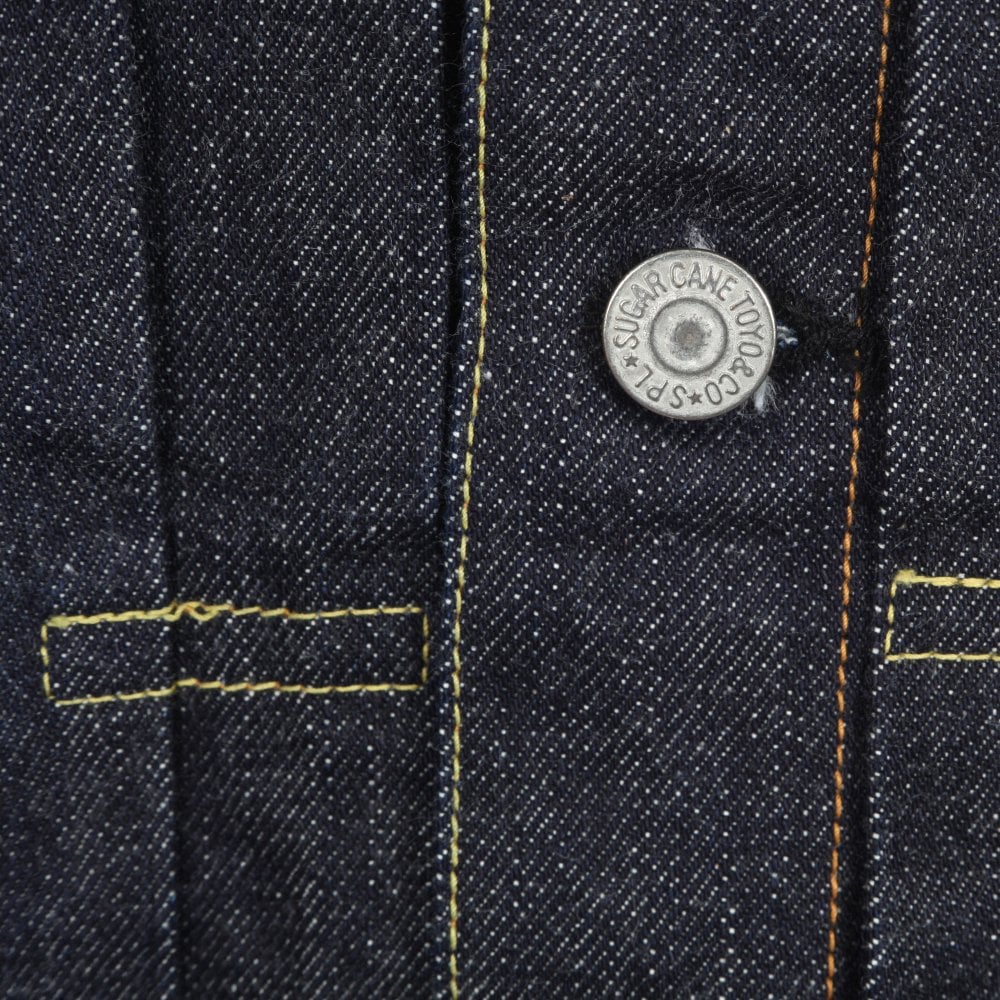 Sugar Cane SC11953A Mens Rinsed Wash 1953 Model Denim Jacket CANE10615