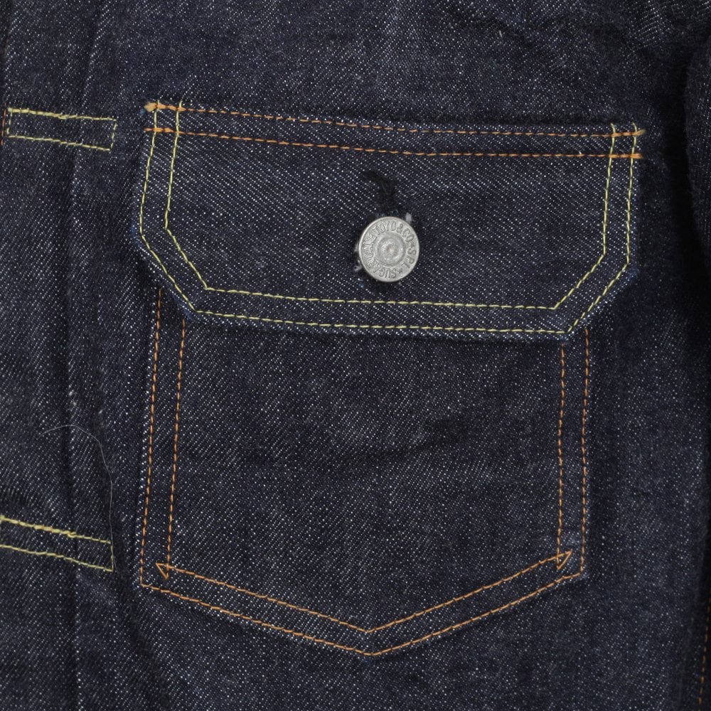 Sugar Cane SC11953A Mens Rinsed Wash 1953 Model Denim Jacket CANE10615