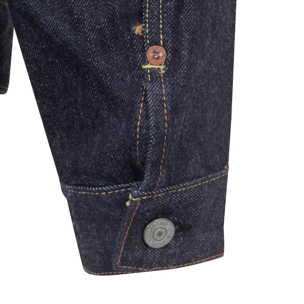 Sugar Cane SC11953A Mens Rinsed Wash 1953 Model Denim Jacket CANE10615