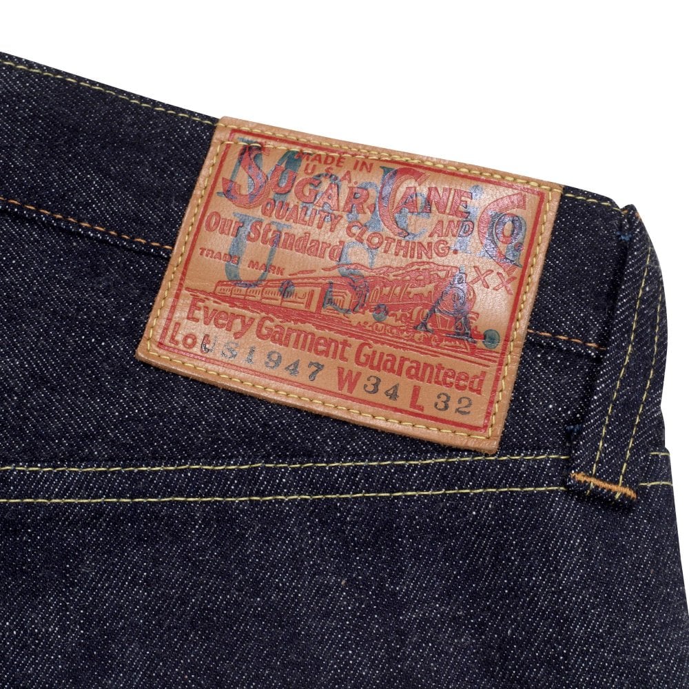 Sugar Cane Made in USA Dead Stock Denim 1947 13oz Raw Denim Jeans CANE10616