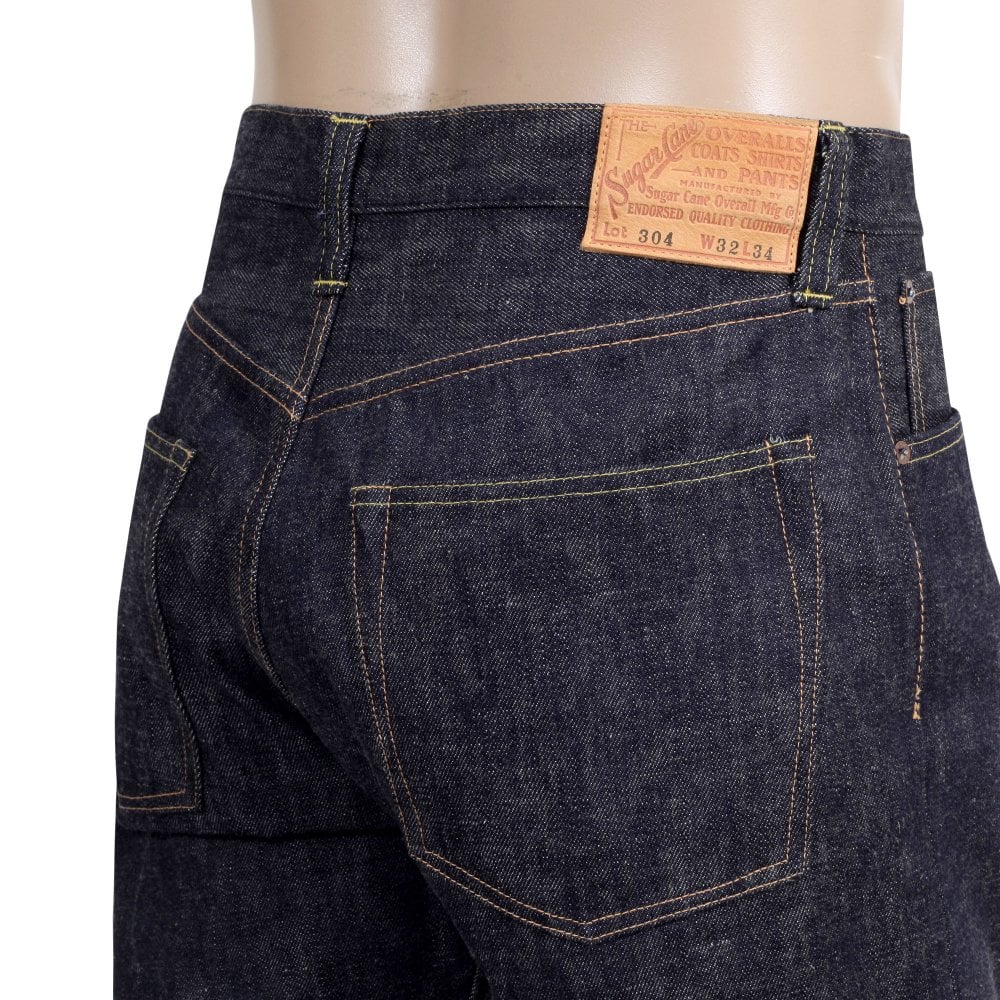 Sugar Cane mens 16.25oz SugarCane Fibre Non Wash Regular fit Denim Jeans CANE8662