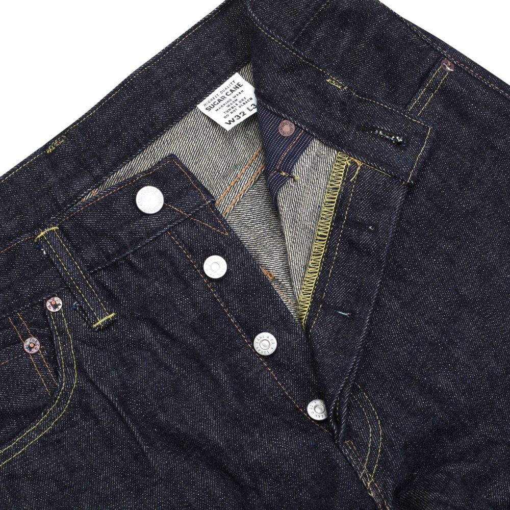 Sugar Cane 16.25oz SugarCane Fiber One Wash Tapered Fit Jeans CANE9373