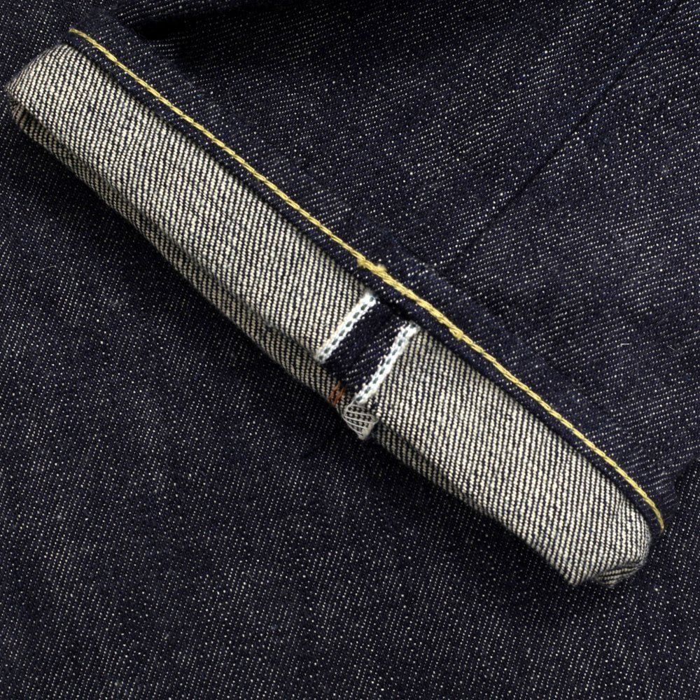 Sugar Cane mens 16.25oz SugarCane Fiber Tapered Fit Non Wash Denim Jeans CANE9374