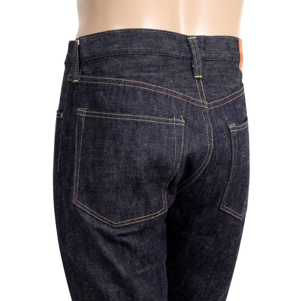 Sugar Cane mens 16.25oz SugarCane Fiber Tapered Fit Non Wash Denim Jeans CANE9374