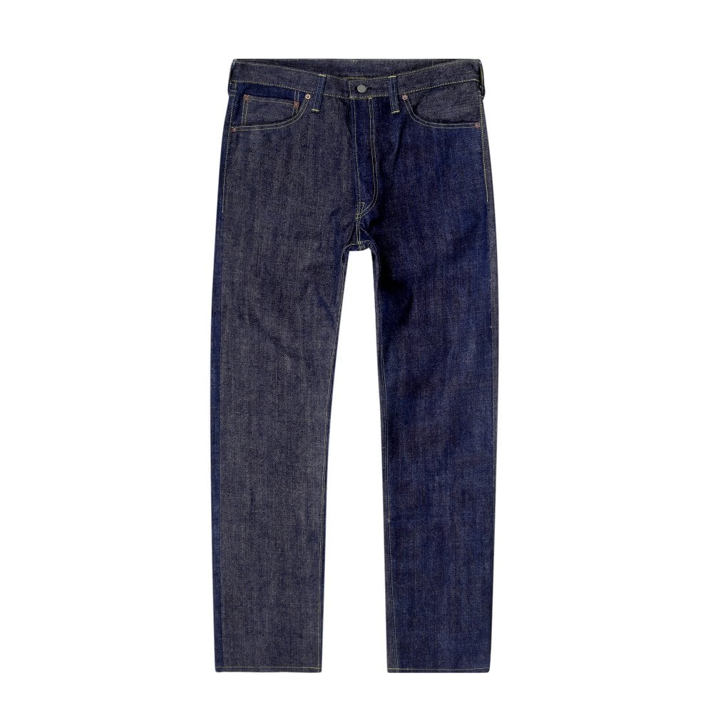 Sugar Cane Mens 14oz SugarCane Fiber None Wash Tapered Slim Fit Denim Jeans CANE10075