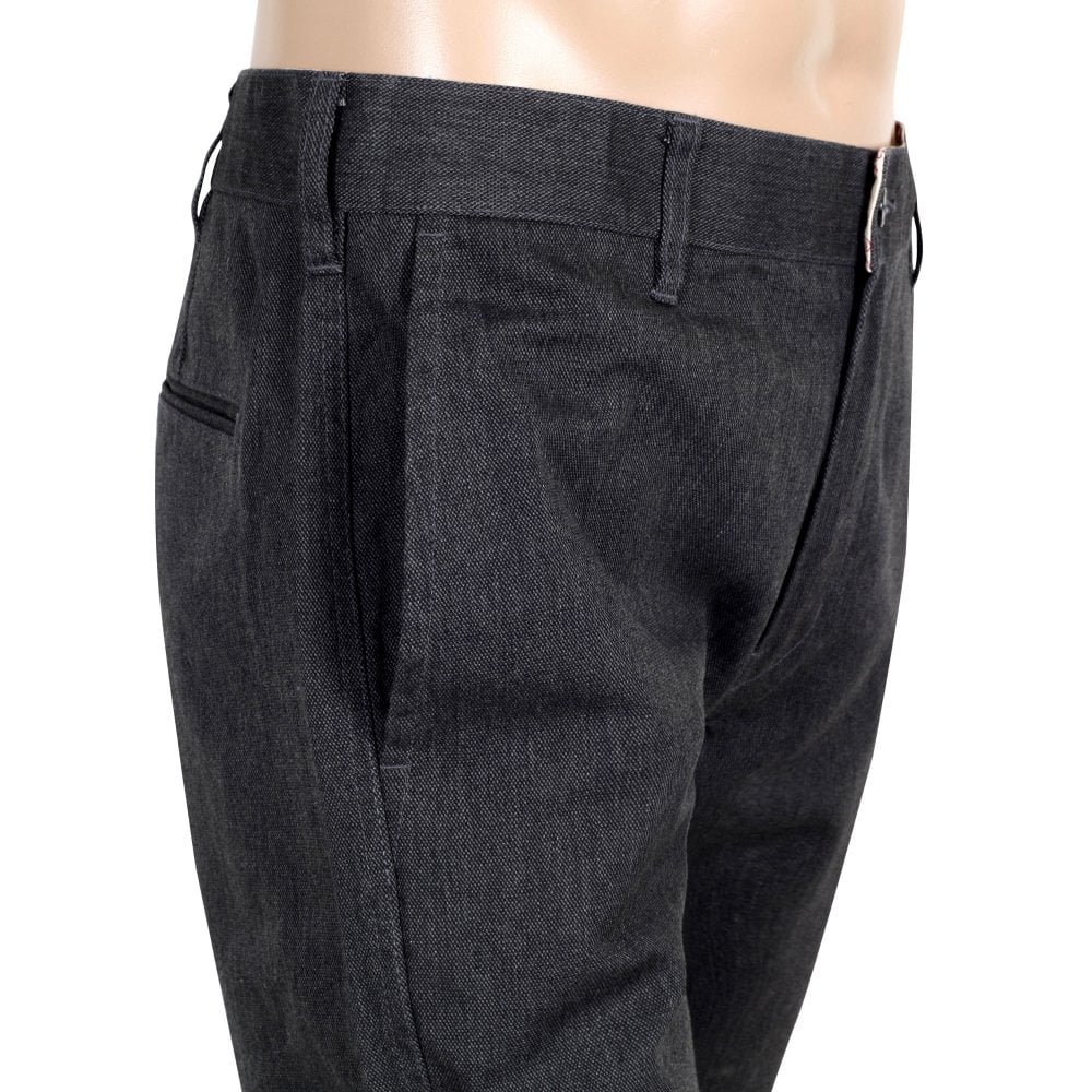 Cats Paw mens charcoal Zip fly cotton mix chinos CATS4668