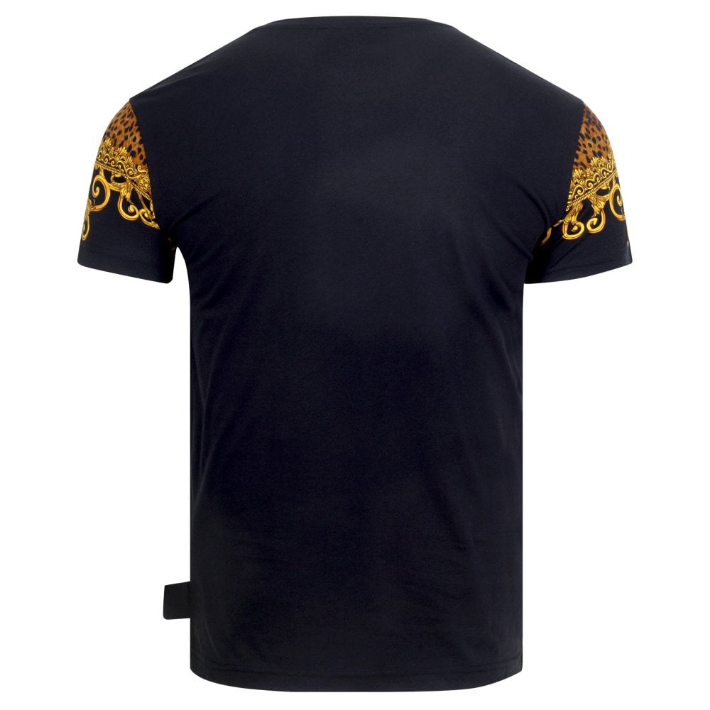 Versace Jeans Couture Leo Baroque Print Short Sleeve T Shirt VJC9697