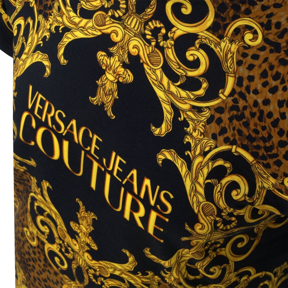 Versace Jeans Couture Leo Baroque Print Short Sleeve T Shirt VJC9697