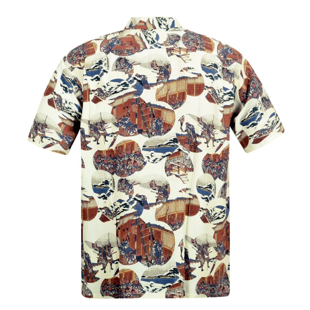 Sun Surf Hokusai Special Edition Off White Mens Hawaiian Shirt SURF9046