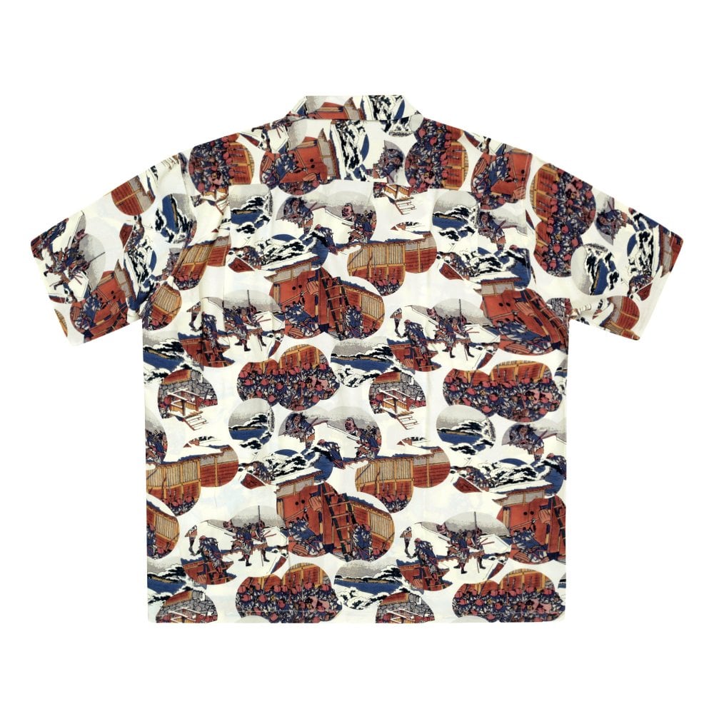 Sun Surf Hokusai Special Edition Off White Mens Hawaiian Shirt SURF9046