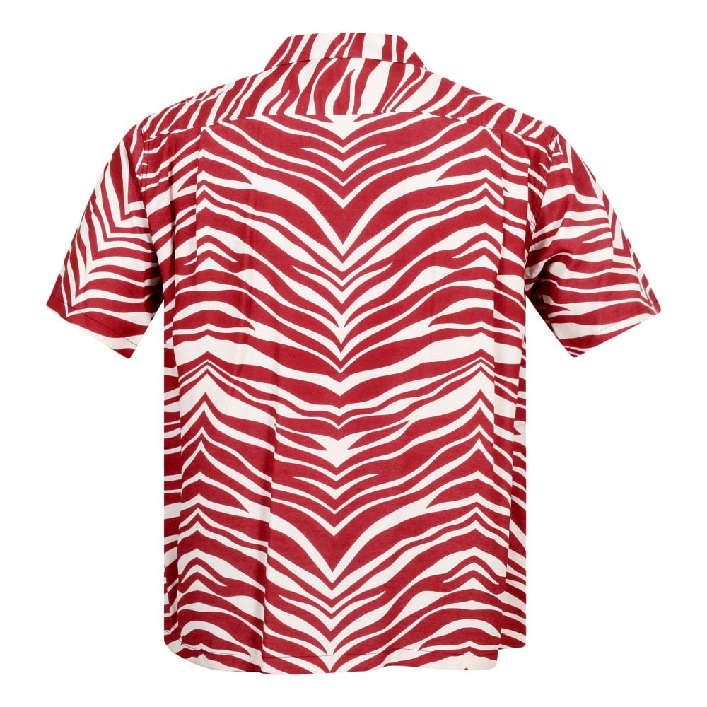 Orange Star of Hollywood Zebra print Hawaiian Shirt SoH9039