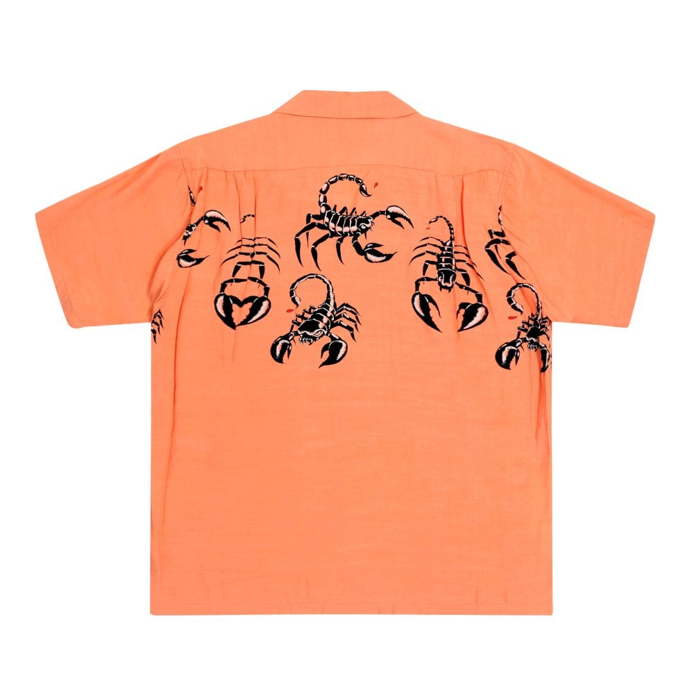 Scorpion Vince Ray Star of Hollywood Pink Hawaiian Shirt SoH9042