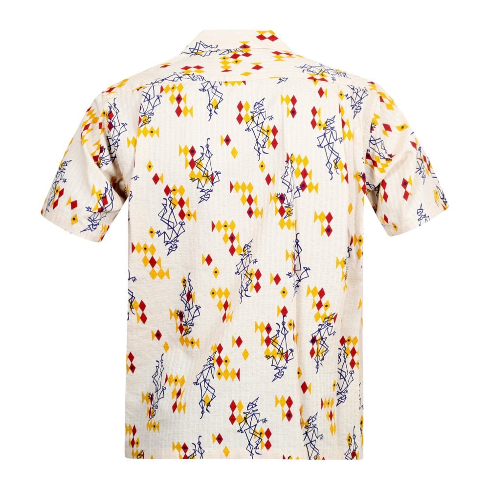 Pierrot Off White Star of Hollywood Hawaiian Shirt SoH9371