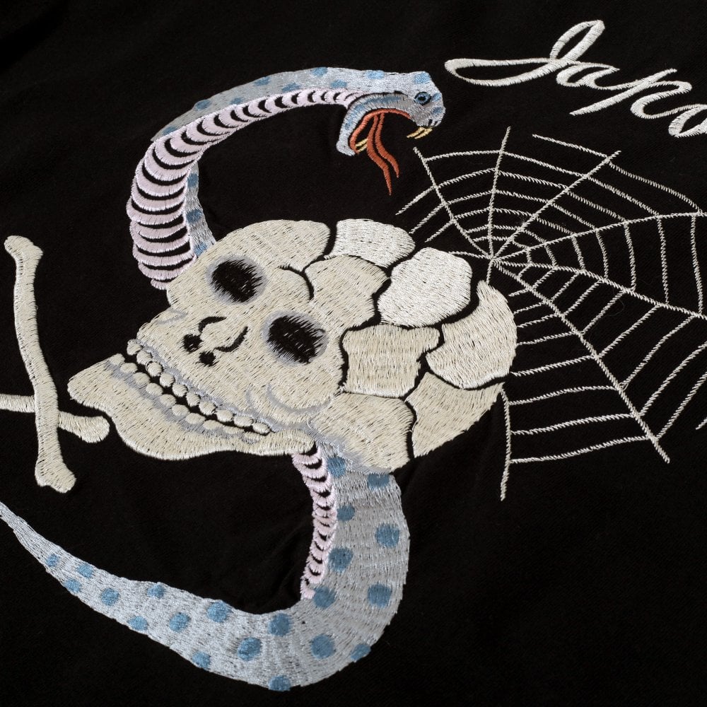 TaIlor Toyo Black Suka Skull and Snake Mens T Shirt tt10076