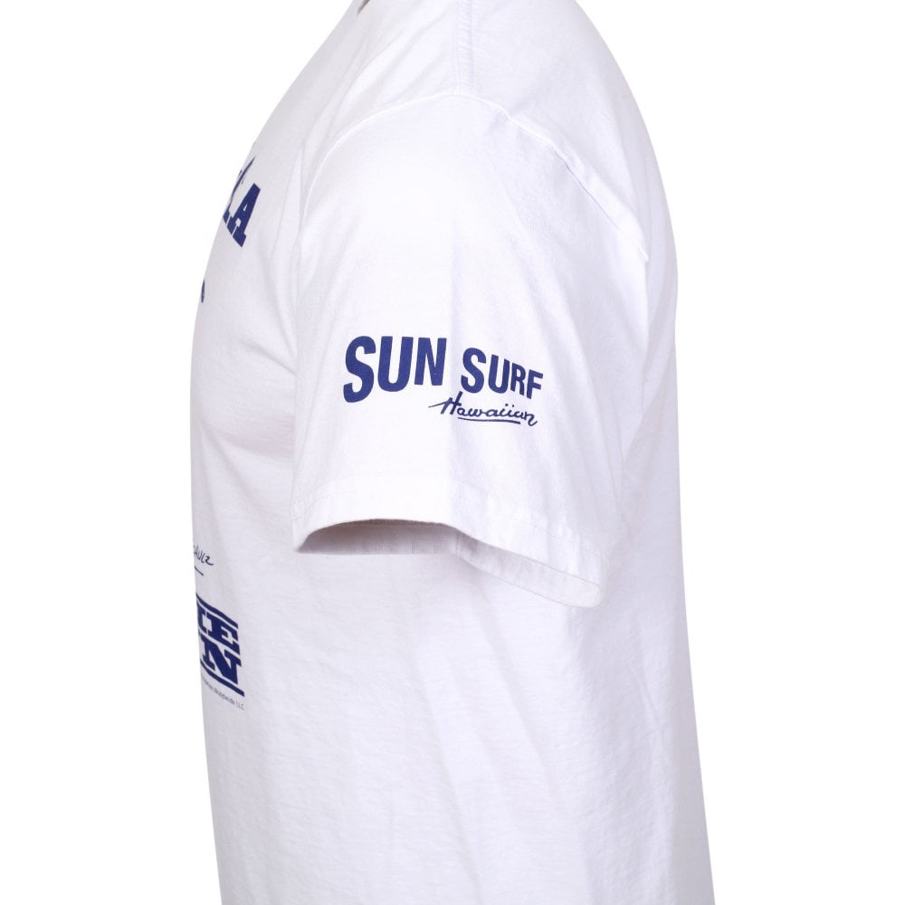 White Sun Surf x Charlie Brown Aloha White T Shirt SURF11079