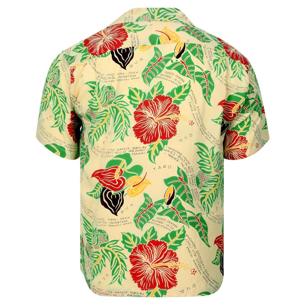 Sun Surf Mens Romantic Hawaiian Nicknames Yellow Hawaiian Shirt SURF11095