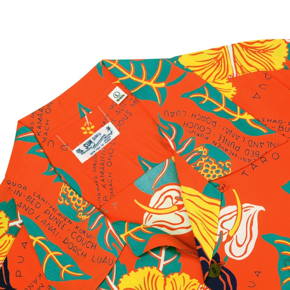 Sun Surf Romantic Hawaiian Nicknames Orange Hawaiian Shirt SURF11096