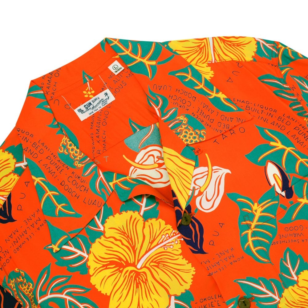 Sun Surf Romantic Hawaiian Nicknames Orange Hawaiian Shirt SURF11096