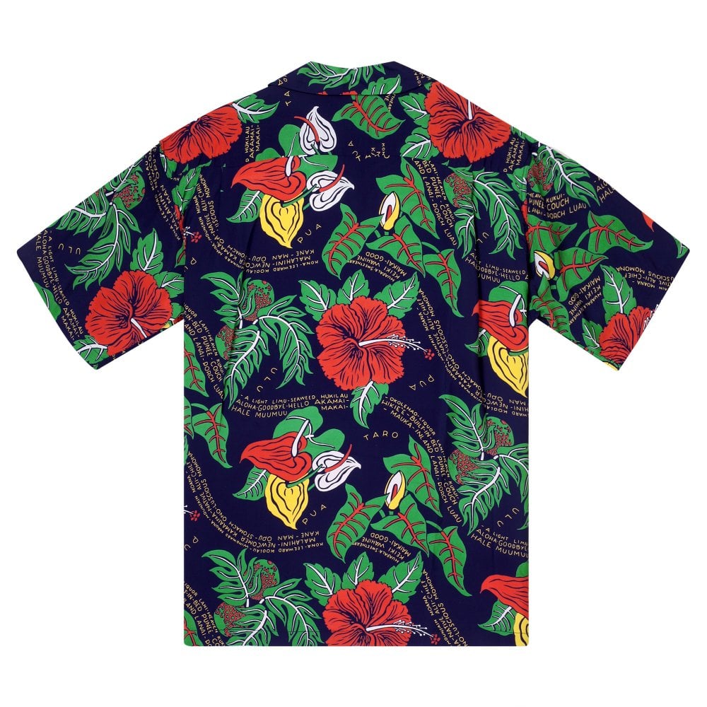 Sun Surf Navy Romantic Hawaiian Nicknames Regular fit Hawaiian Shirt SURF11094