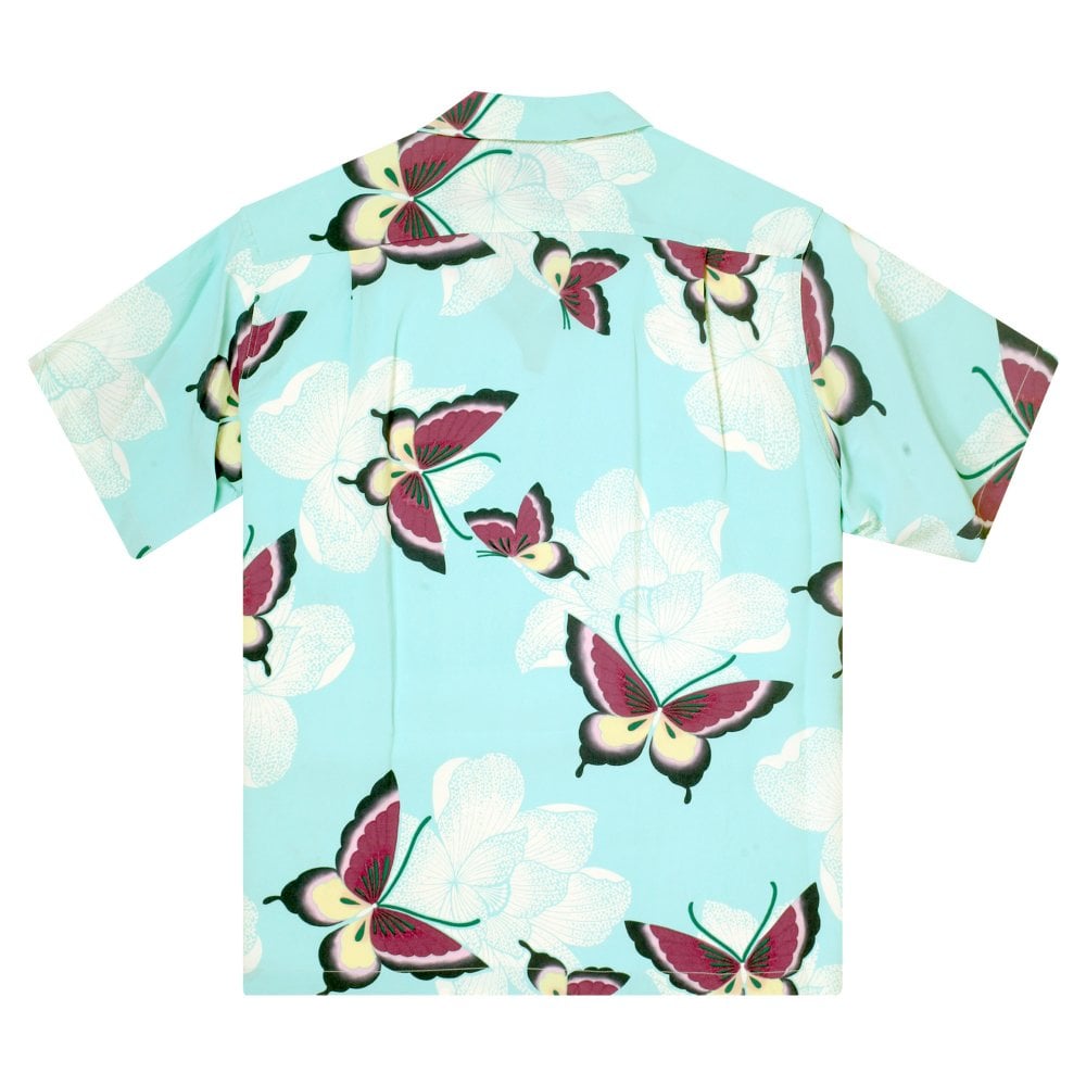 Sun Surf Blue Mariposa Short sleeve Hawaiian Shirt SURF11091