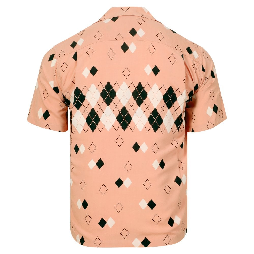 Argyle Star of Hollywood Pink Hawaiian Shirt SoH11085