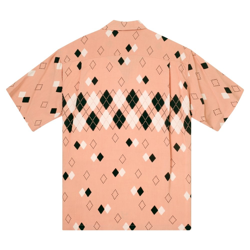 Argyle Star of Hollywood Pink Hawaiian Shirt SoH11085