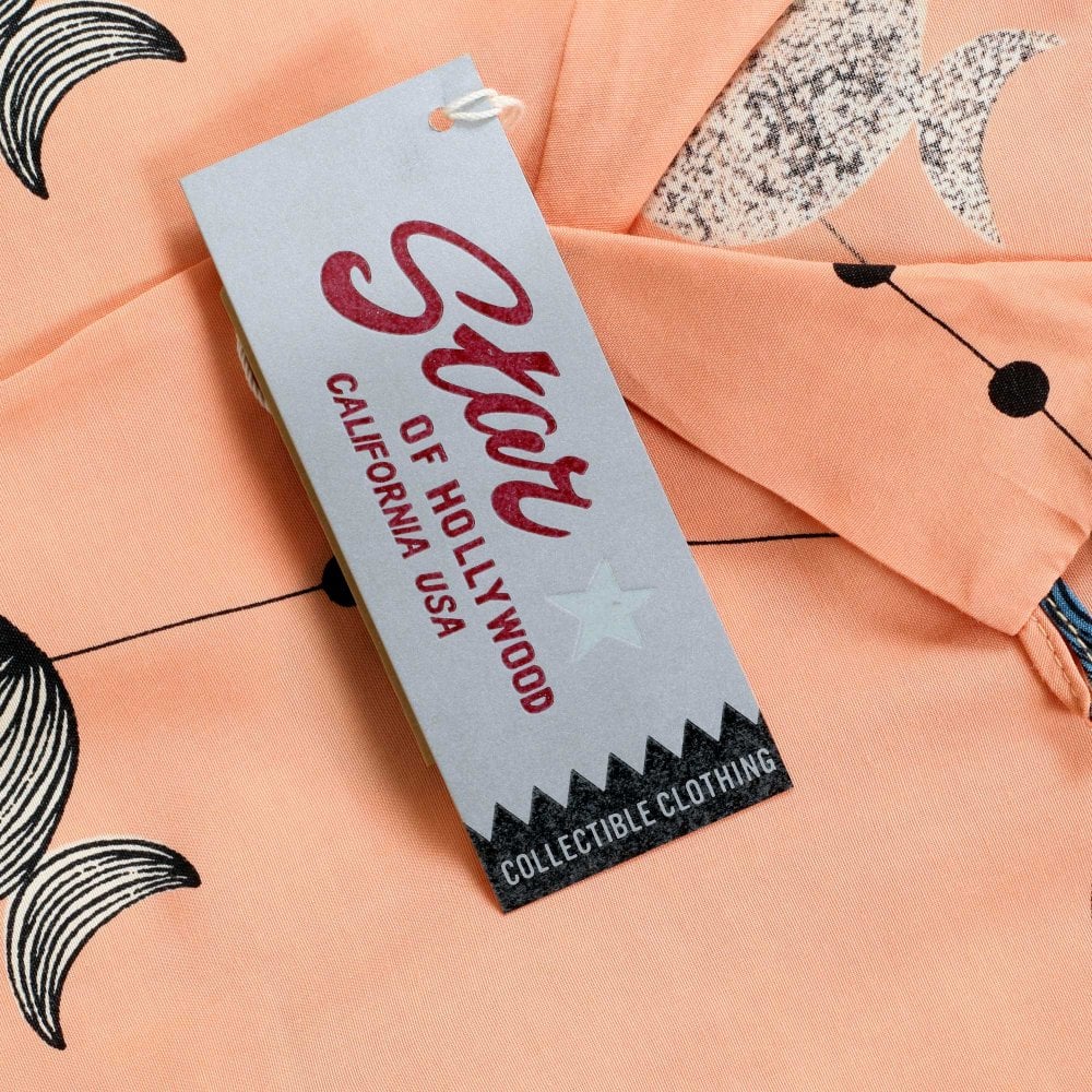 Star of Hollywood Atomic Fish Pink Star of Hollywood Hawaiian Shirt SoH10100